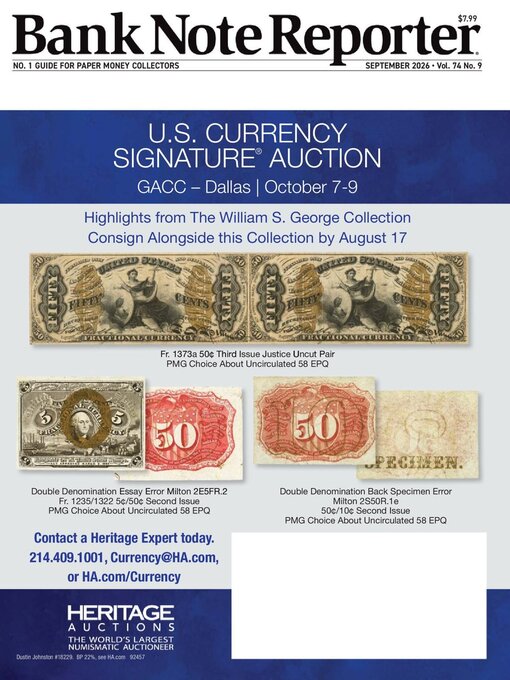 Cover image for Banknote Reporter